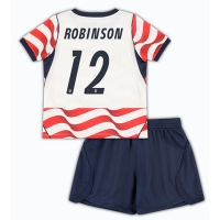 Camiseta Estados Unidos Miles Robinson #12 Primera Equipación Replica Mundial 2026 para niños mangas cortas (+ Pantalones cortos)